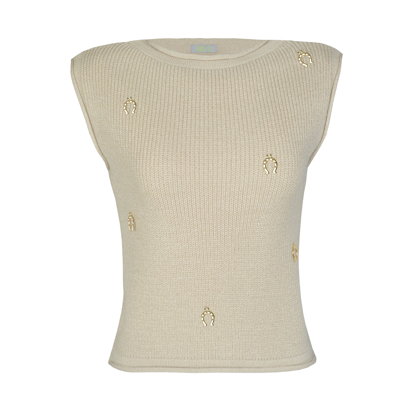 Blusa Tricô Gola Alta Creme