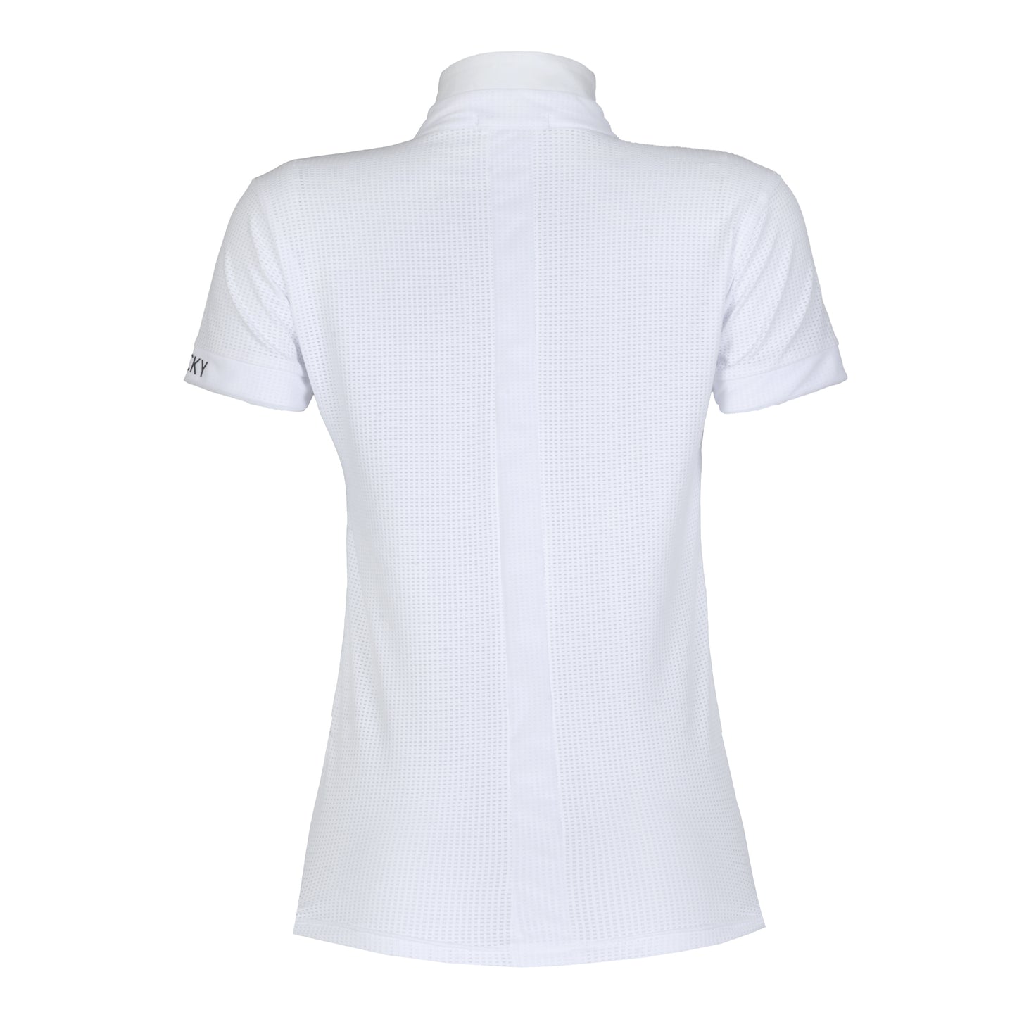 Blusa Prova Hipismo Sport Air SS Infantil Branca - Lucky_U Riders