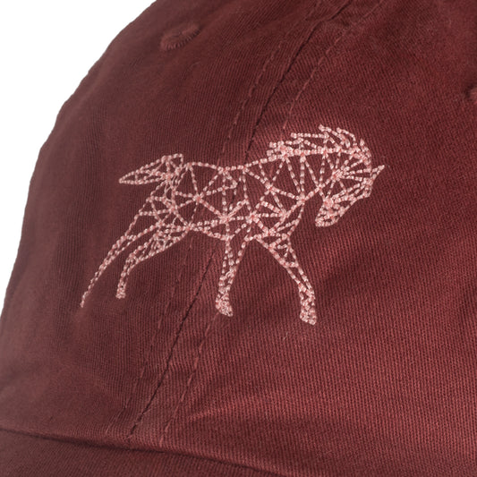 Boné Cavalo 3D Vinho - Lucky_U Riders