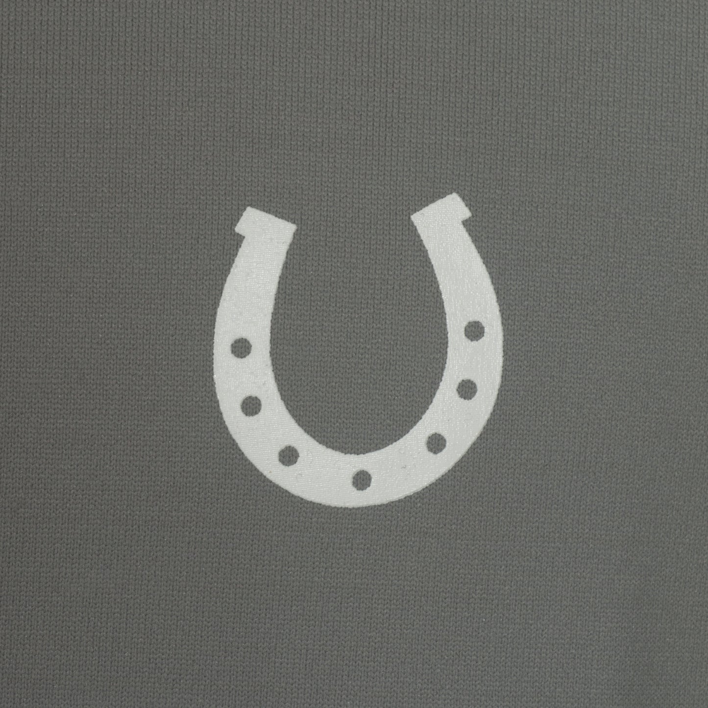 Camisa Polo Hipismo Faixa SS Cinza - Lucky_U Riders