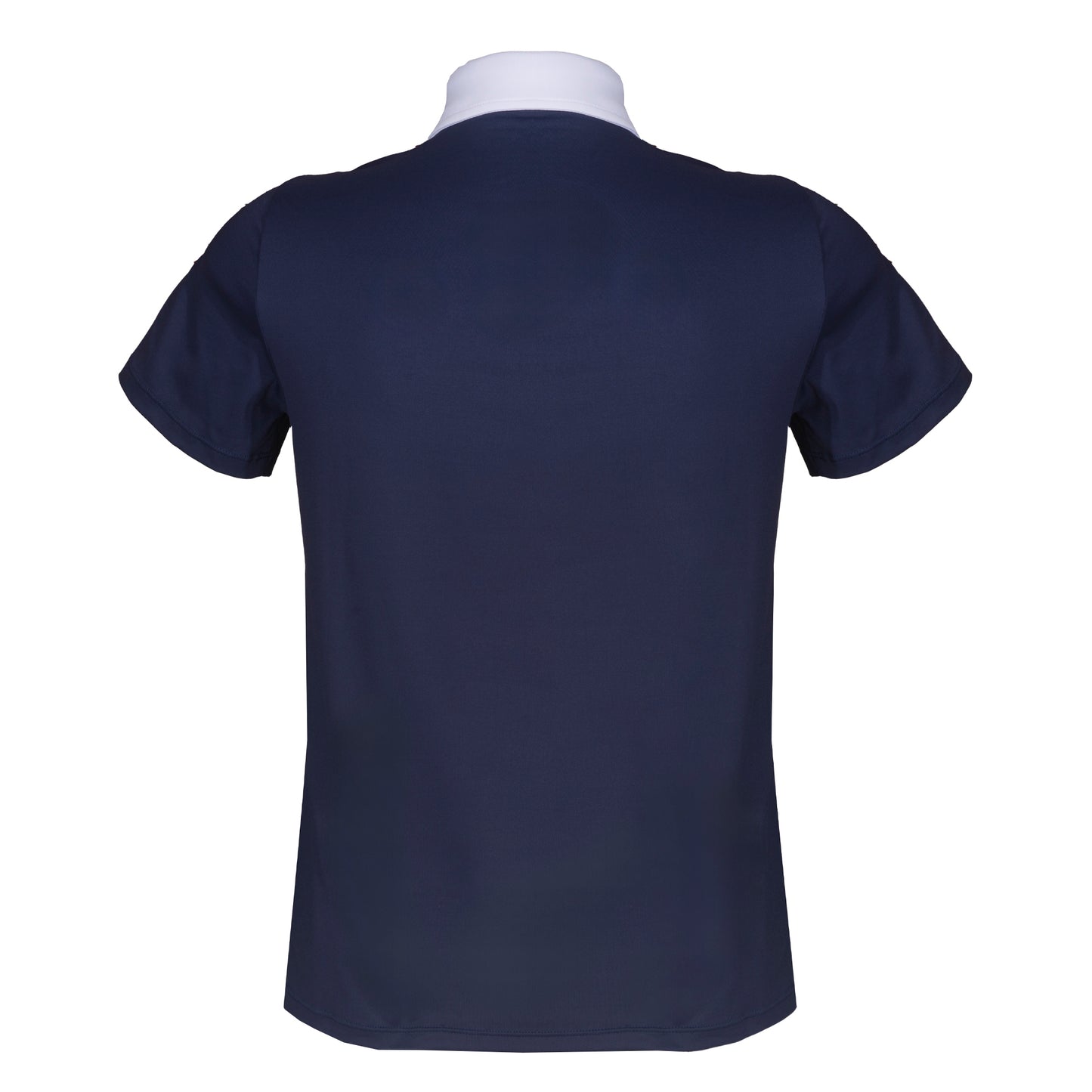 Camisa Polo Hipismo Faixa SS Marinho - Lucky_U Riders