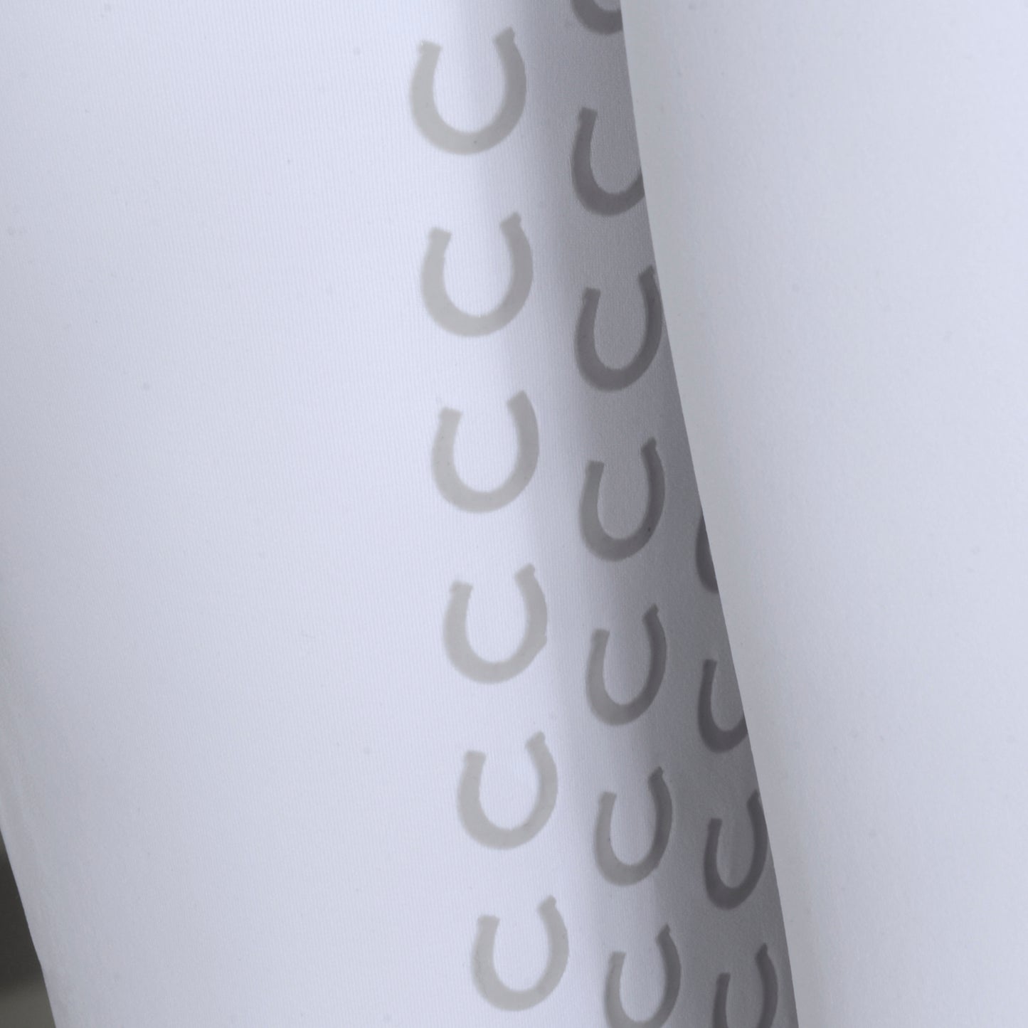 Culote Prova Hipismo Zíper High Waist Infantil Branco - Lucky_U Riders