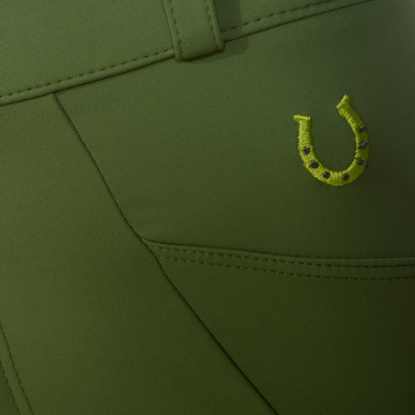 Culote Treino Hipismo Zíper High Waist Natureza - Lucky_U Riders