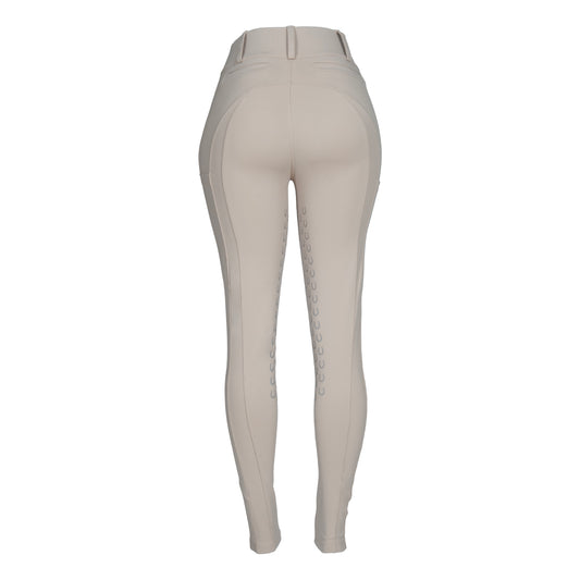 Culote Treino Hipismo Zíper High Waist Nude - Lucky_U Riders