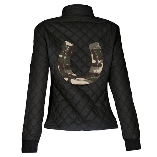 Jaqueta Matelassê Feminina Preta - Lucky_U Riders