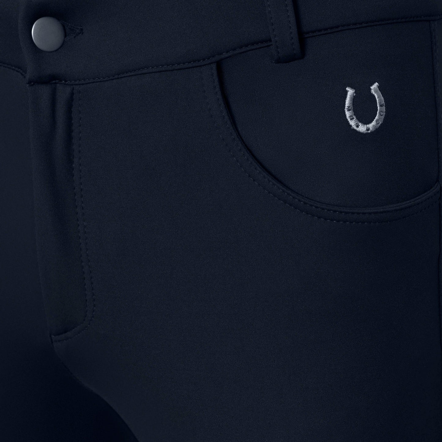 Culote Treino Hipismo Men's Breeches Preto - Lucky_U Riders