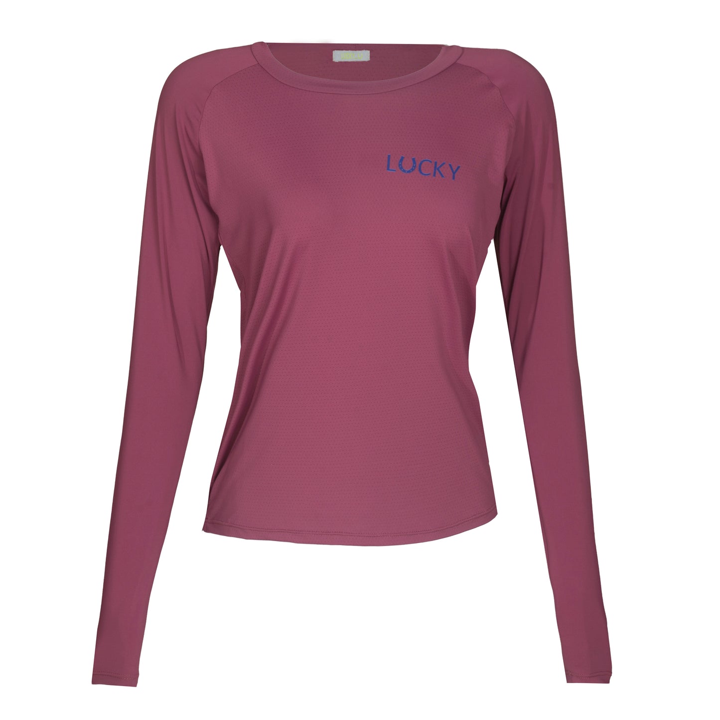 Blusa Treino Hipismo Training Tech Raglan LS Rosa - Lucky_U Riders