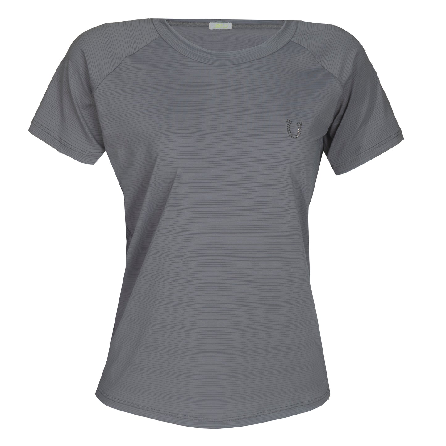 Blusa Treino Hipismo Training Tech Raglan SS Infantil Cinza - Lucky_U Riders