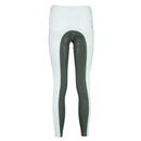 Culote Prova Hipismo All Grip Infantil Branco e Chumbo - Lucky_U Riders