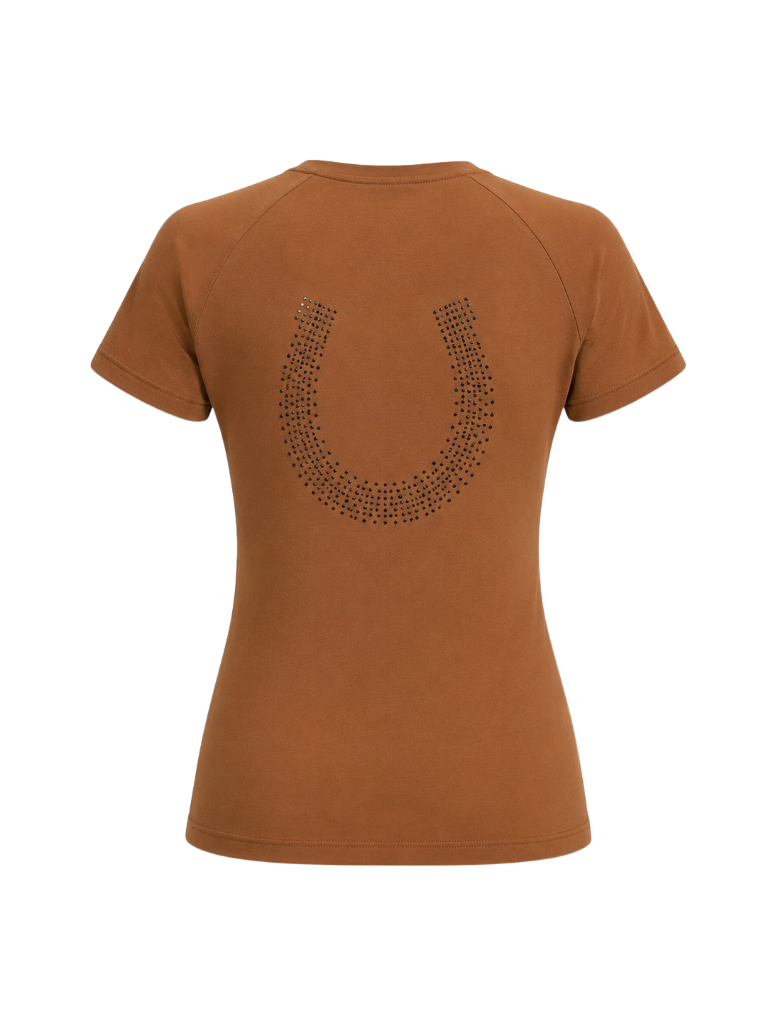 Blusa Treino Hipismo Training Tech Lucky Shoe SS Capuccino