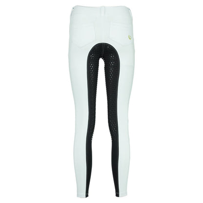Culote Prova Hipismo All Grip Branco e Preto - Lucky_U Riders