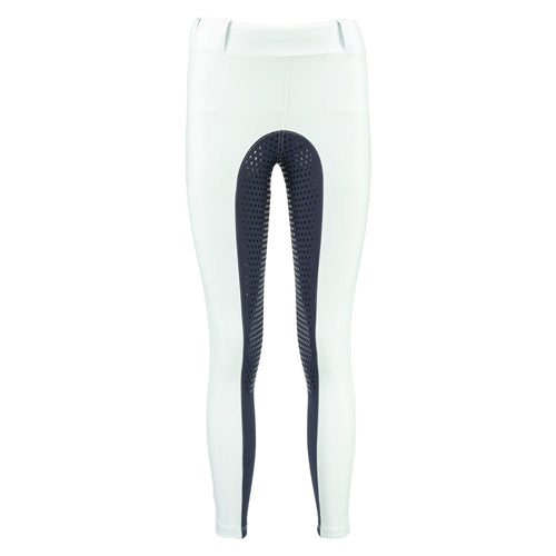 Culote Prova Hipismo All Grip Branco e Marinho - Lucky_U Riders