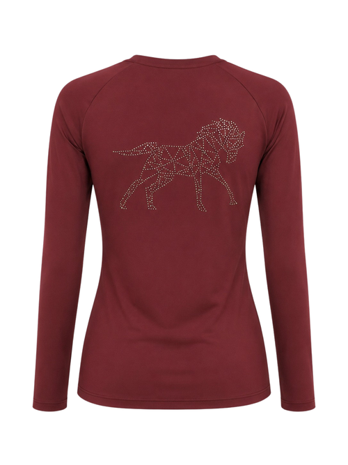 Blusa Treino Hipismo Training Tech Cavalo 3D LS Barolo