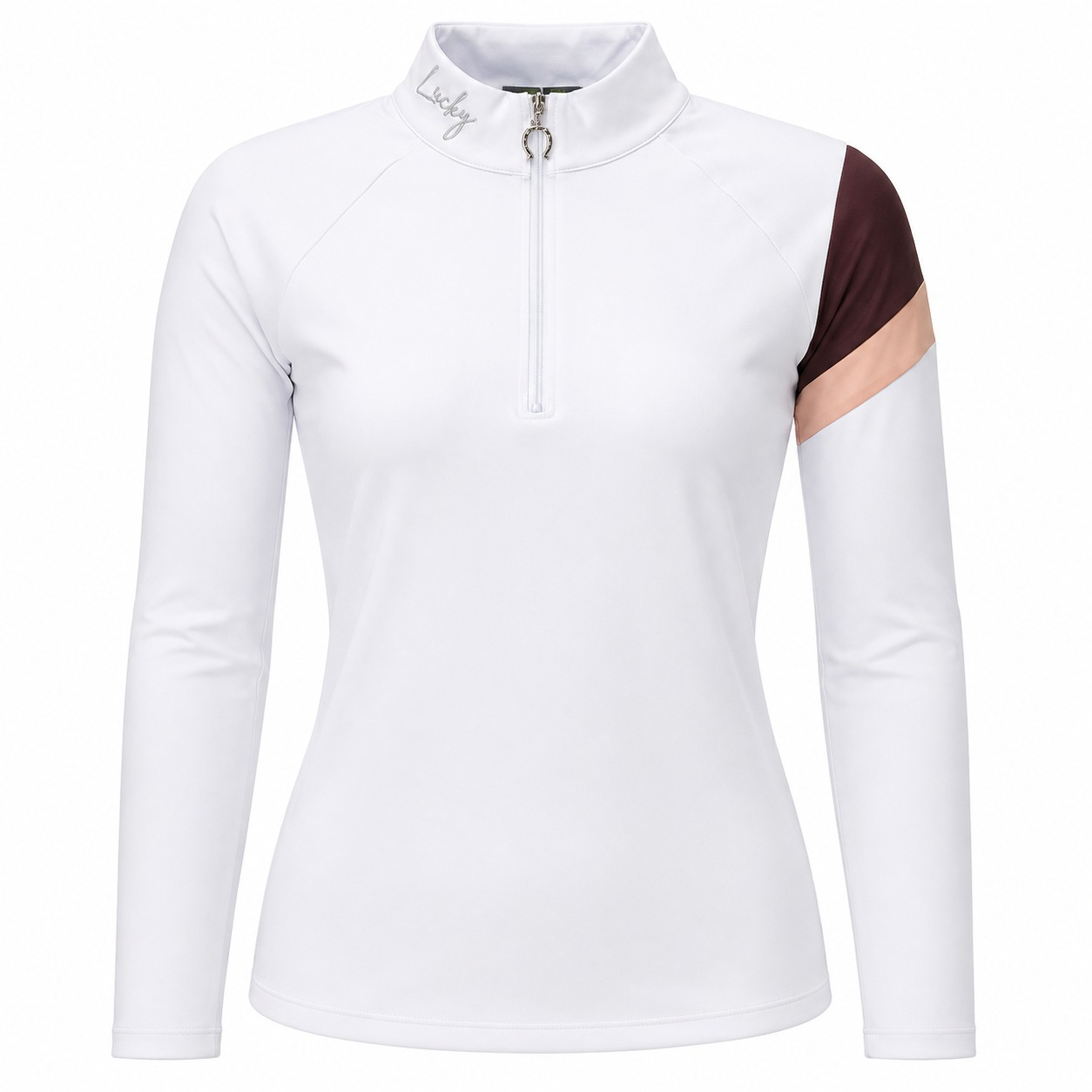 Blusa Prova Hipismo Chocker LS Infantil Branca