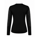 Blusa Prova Hipismo Cosmic Arms LS Infantil Preta