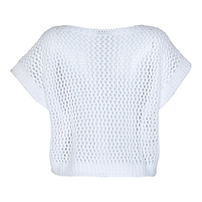 Blusa Tricô Horse Shoe Branca