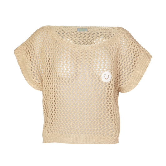 Blusa Tricô Horse Shoe Bege
