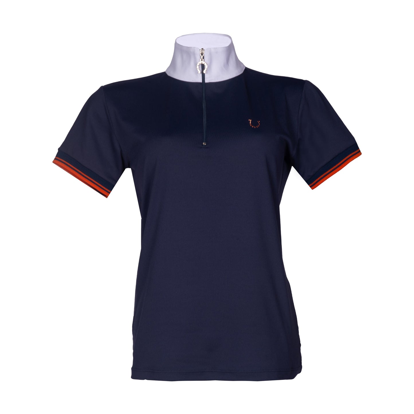 Blusa Prova Hipismo Back Rapel Infantil Marinho