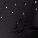 Blusa Prova Hipismo Choker Swarovski LS Preta - Lucky_U Riders