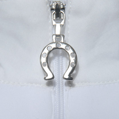 Blusa Prova Hipismo Basic Jump LS Branca - Lucky_U Riders