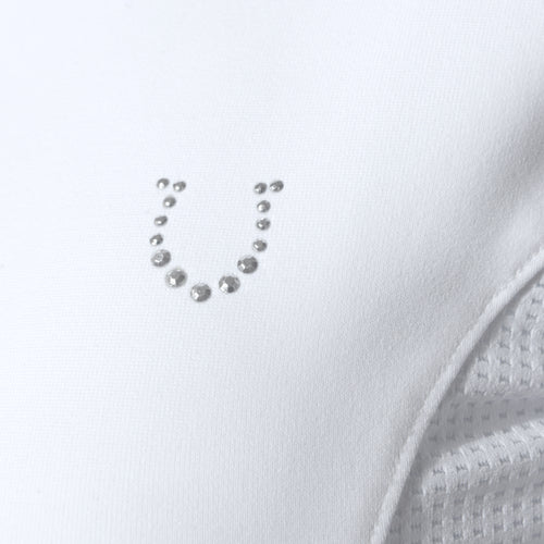 Blusa Prova Hipismo Basic Jump LS Branca - Lucky_U Riders