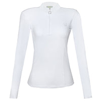 Blusa Prova Hipismo Basic Jump LS Branca
