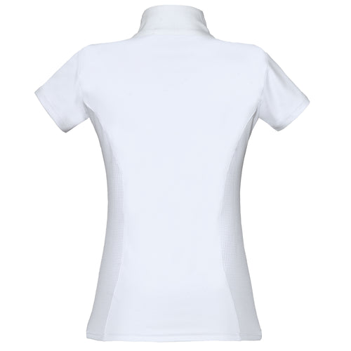 Blusa Prova Hipismo Basic Jump SS Branca - Lucky_U Riders
