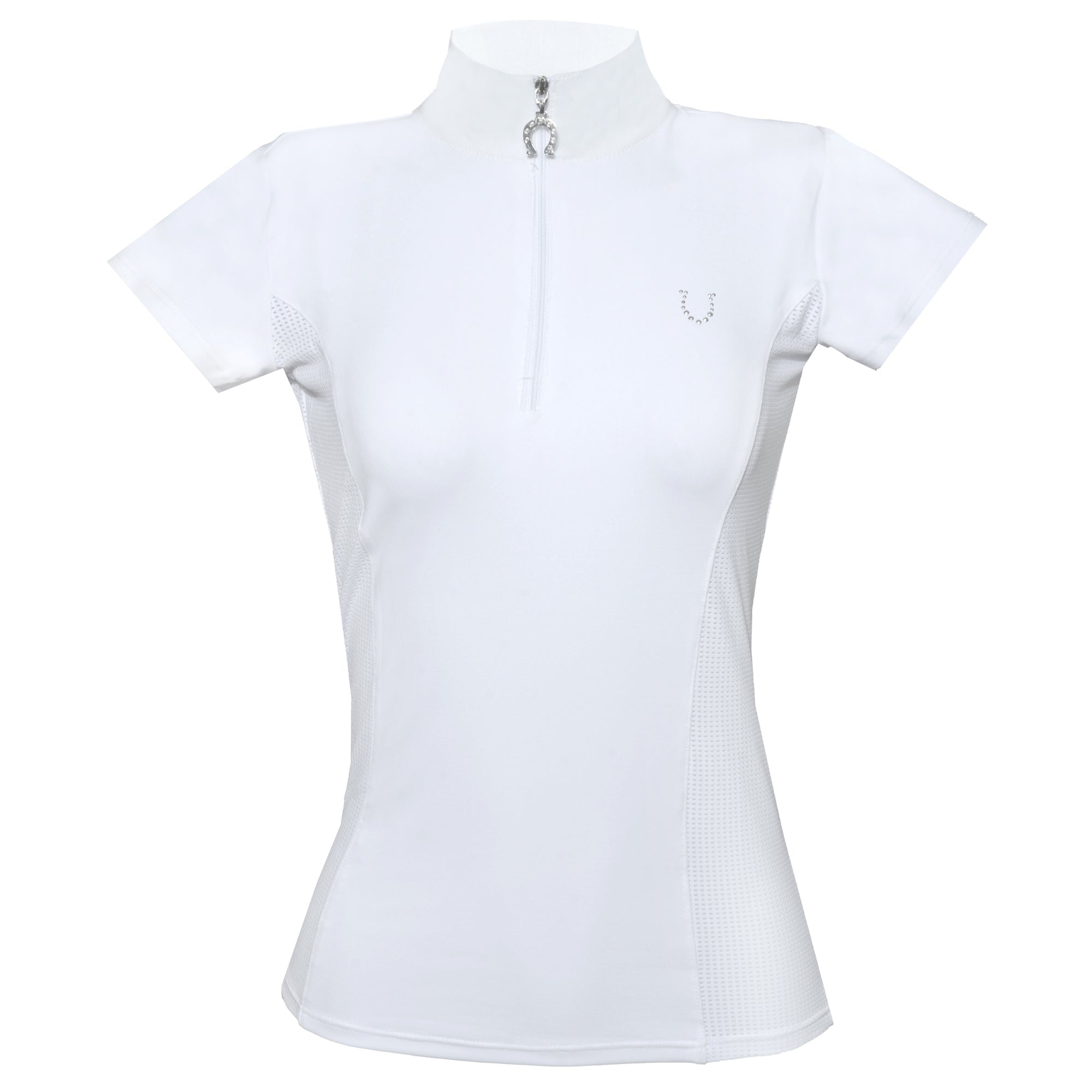 Blusa Prova Hipismo Basic Jump SS Branca