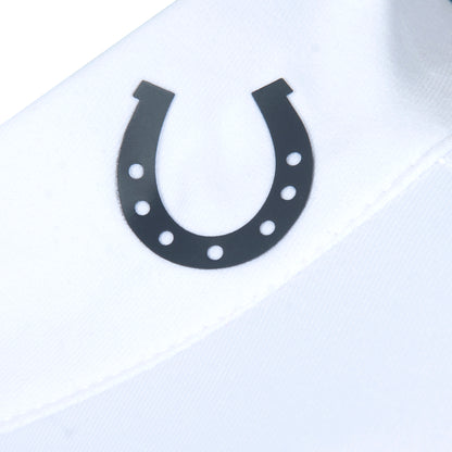 Blusa Prova Hipismo Ibiza LS Branca - Lucky_U Riders