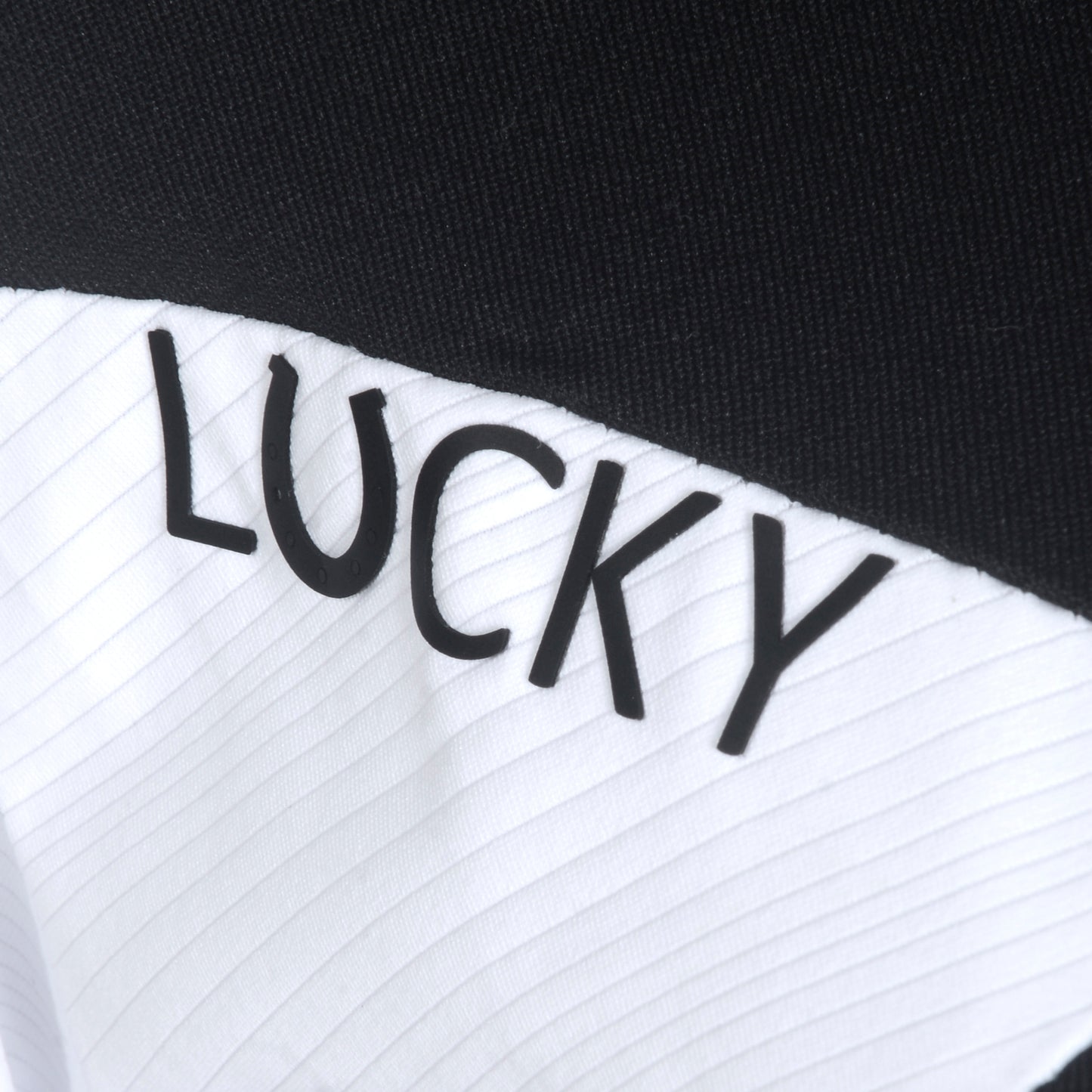 Blusa Prova Hipismo Ibiza LS Branca e Preta - Lucky_U Riders