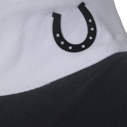 Blusa Prova Hipismo Ibiza LS Branca e Preta - Lucky_U Riders