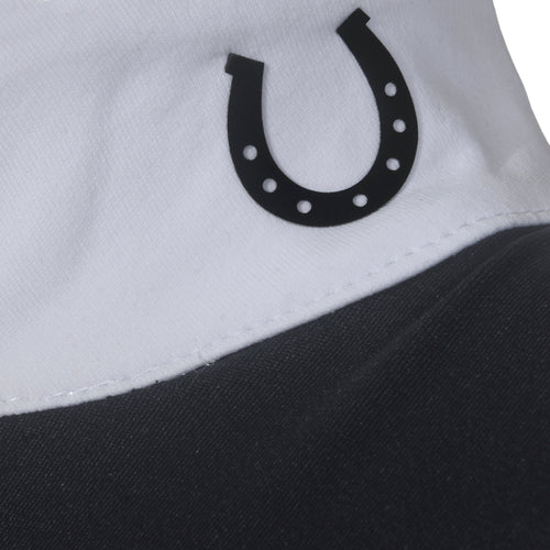 Blusa Prova Hipismo Ibiza LS Infantil Branca e Preta - Lucky_U Riders