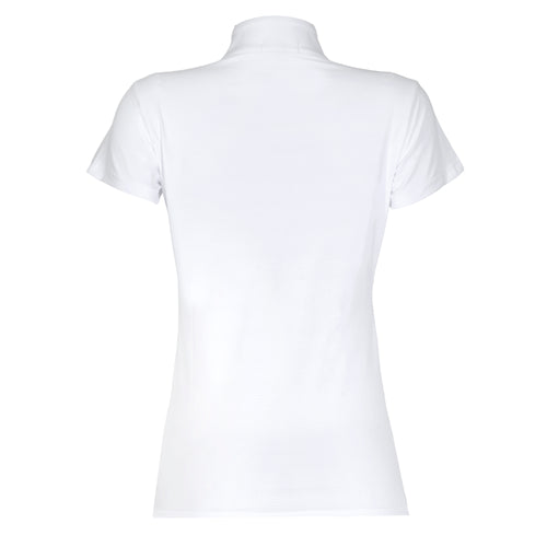 Blusa Prova Hipismo Ibiza SS Infantil Branca - Lucky_U Riders