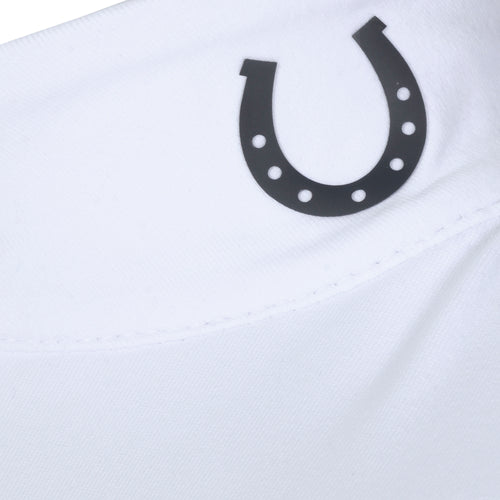 Blusa Prova Hipismo Ibiza SS Infantil Branca - Lucky_U Riders