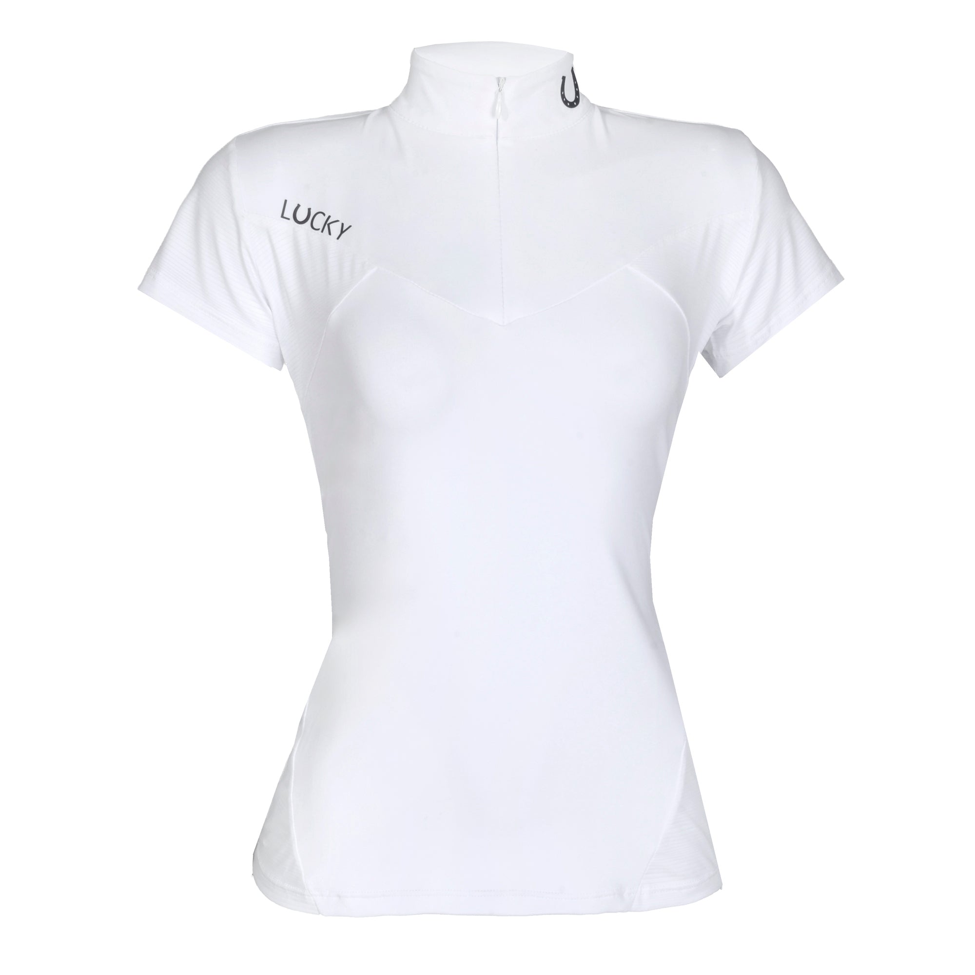 Blusa Prova Hipismo Ibiza SS Infantil Branca