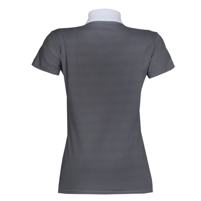 Blusa Prova Hipismo Ibiza SS Branca e Escudo - Lucky_U Riders