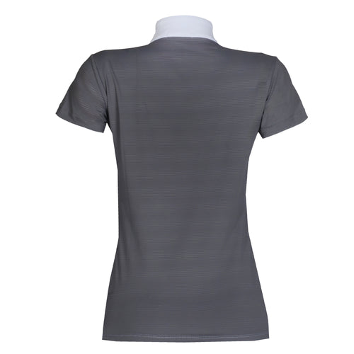 Blusa Prova Hipismo Ibiza SS Branca e Escudo - Lucky_U Riders