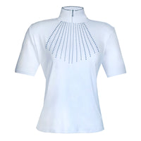 Blusa Prova Hipismo Lucky Shine SS Branca