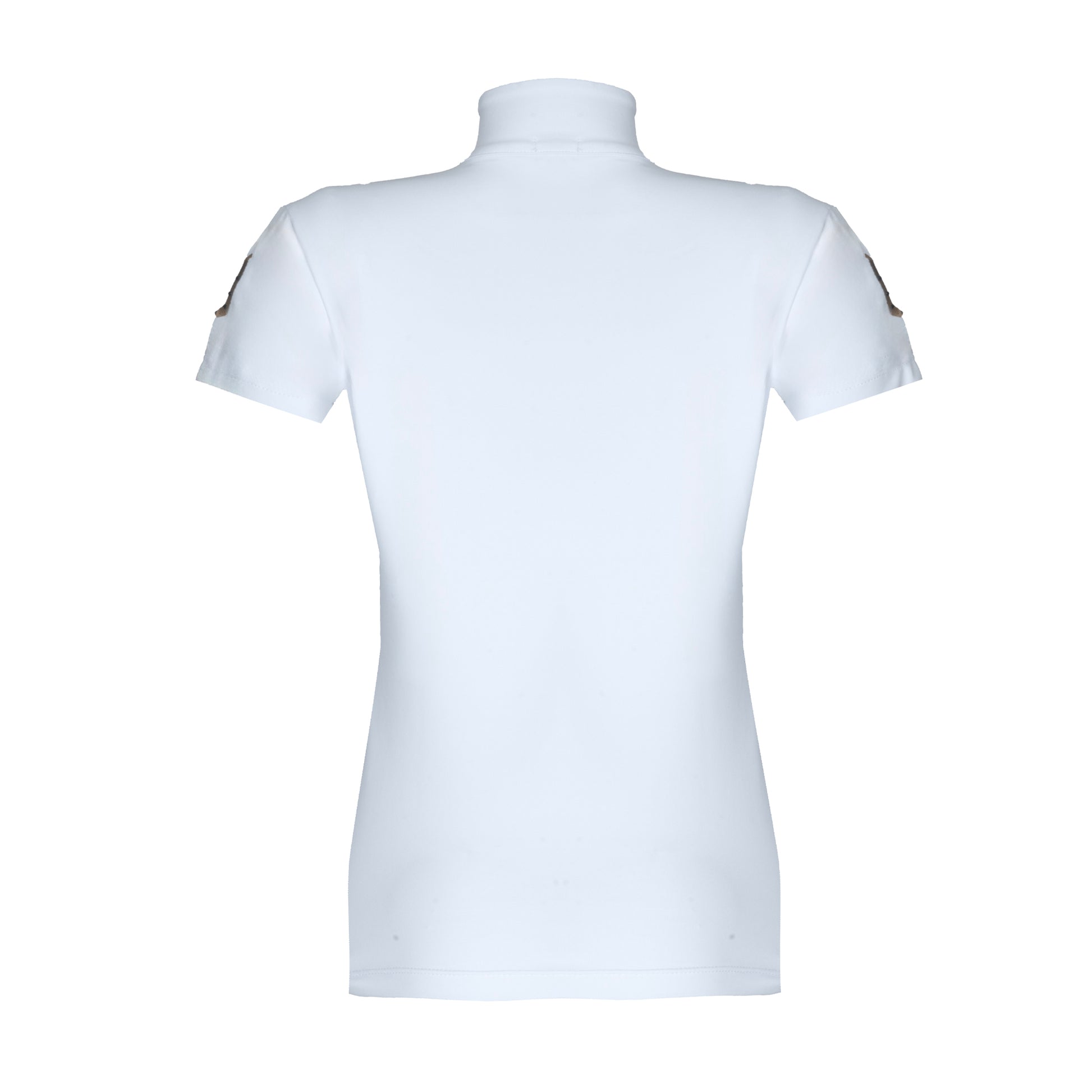 Blusa Prova Hipismo Lucky Shoe Embroidered SS Infantil Branca - Lucky_U Riders