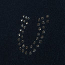 Blusa Prova Hipismo New Shoulder Sparkle Infantil Preta - Lucky_U Riders