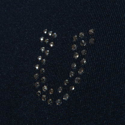 Blusa Prova Hipismo New Shoulder Sparkle Infantil Preta - Lucky_U Riders