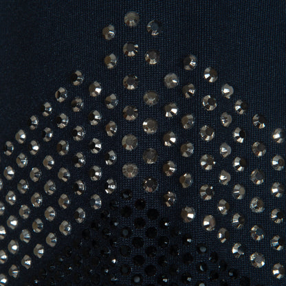 Blusa Prova Hipismo New Shoulder Sparkle Infantil Preta - Lucky_U Riders