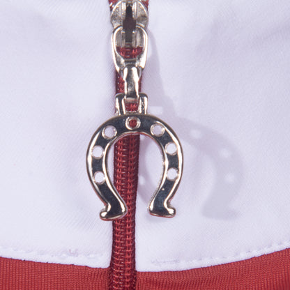 Blusa Prova Hipismo Recorte SS Infantil Tamarindo - Lucky_U Riders