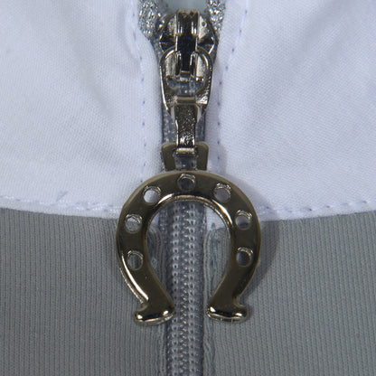 Blusa Prova Hipismo Retilinea SS Infantil Espacial - Lucky_U Riders