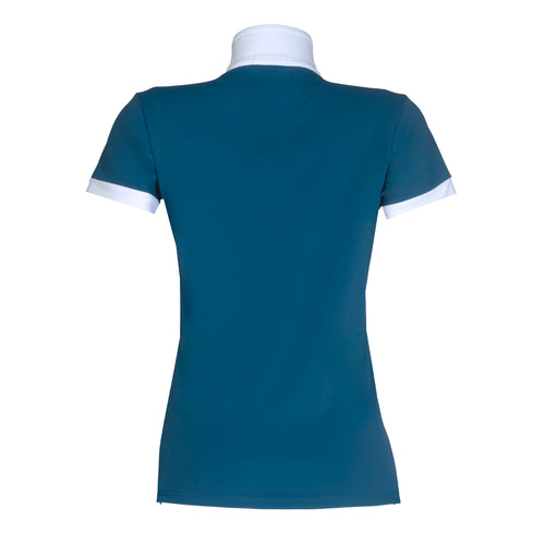 Blusa Prova Hipismo Sense SS Azul - Lucky_U Riders