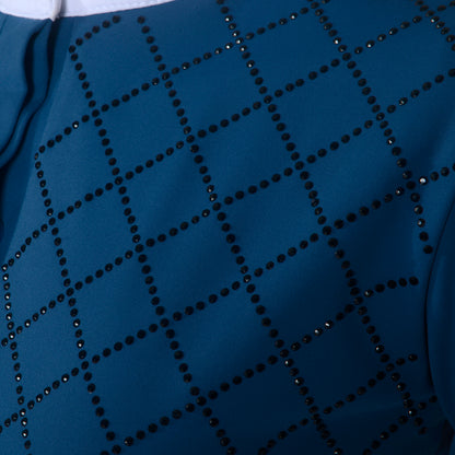 Blusa Prova Hipismo Sense SS Azul - Lucky_U Riders