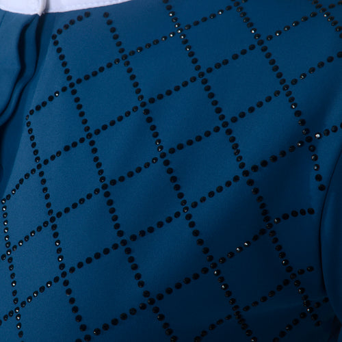 Blusa Prova Hipismo Sense SS Azul - Lucky_U Riders