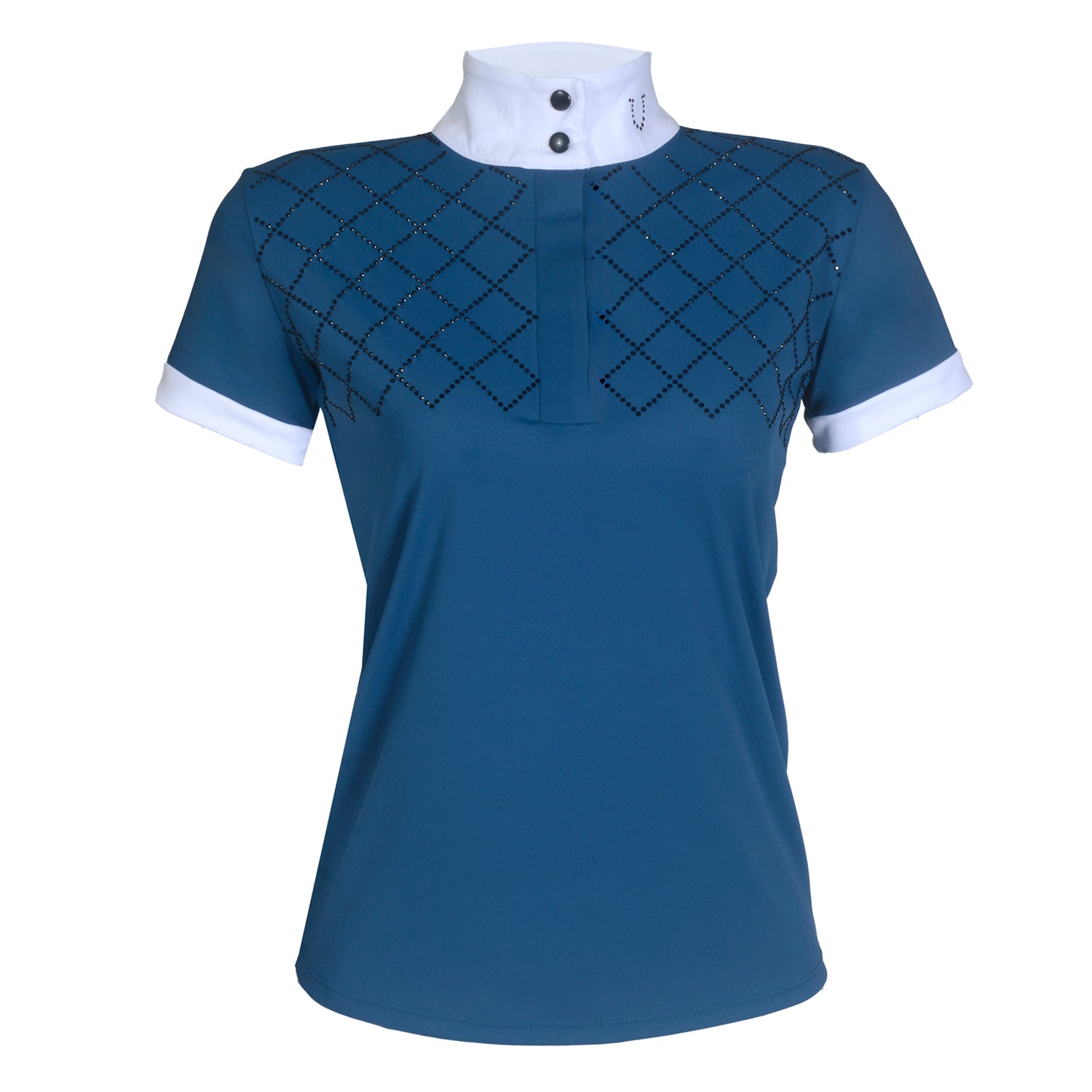 Blusa Prova Hipismo Sense SS Infantil Azul