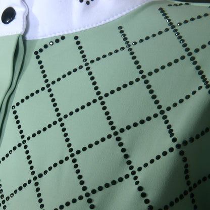 Blusa Prova Hipismo Sense SS Verde - Lucky_U Riders