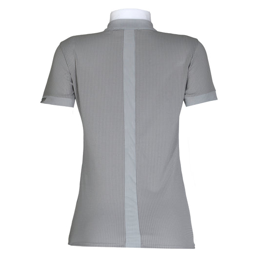Blusa Prova Hipismo Sport Air SS Infantil Platina - Lucky_U Riders